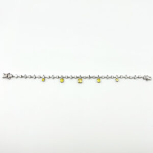 yellow sapphire bracelet