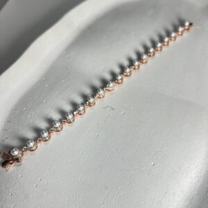 Rose fresh water pearls bracelet