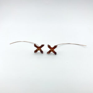 A boquuet of flower earrings from ekatvajewls