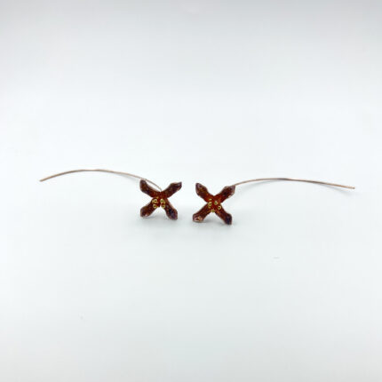 A boquuet of flower earrings from ekatvajewls