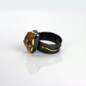 Yellow Sapphire Turkish Ring