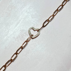 Big Heart Chain Bracelet