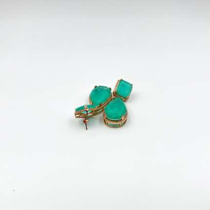 Emerald Drops Earrings from ekatvajewls