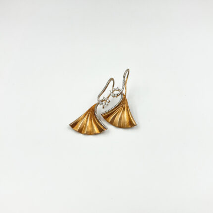 Golden Ballerina Earrings from ekatvajewls