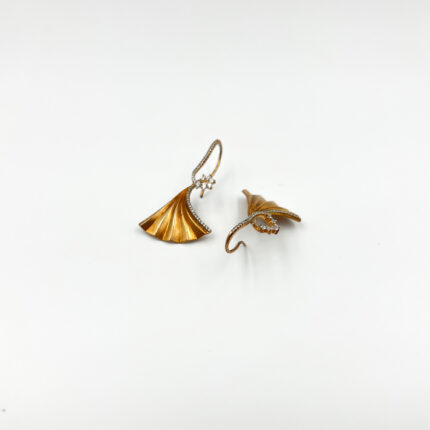 Golden Ballerina Earrings from ekatvajewls