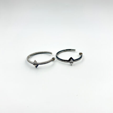 Diamond Prism Hoops from ekatvajewls