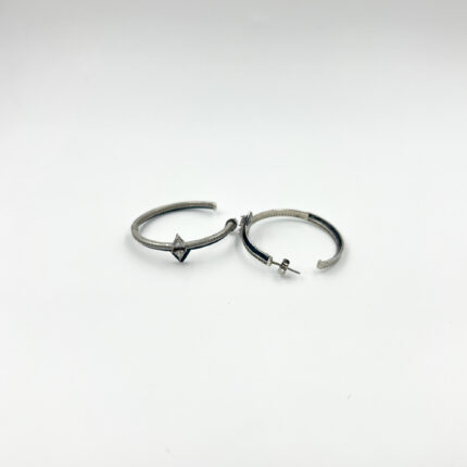 Diamond Prism Hoops from ekatvajewls