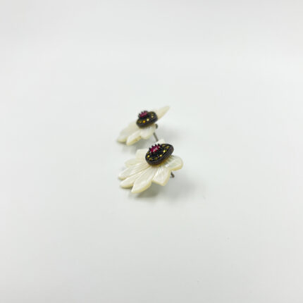 Pearl Leaf Studs from ekatvajewls