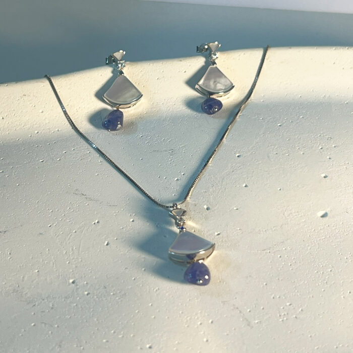 Lavender Drift Pendant Set