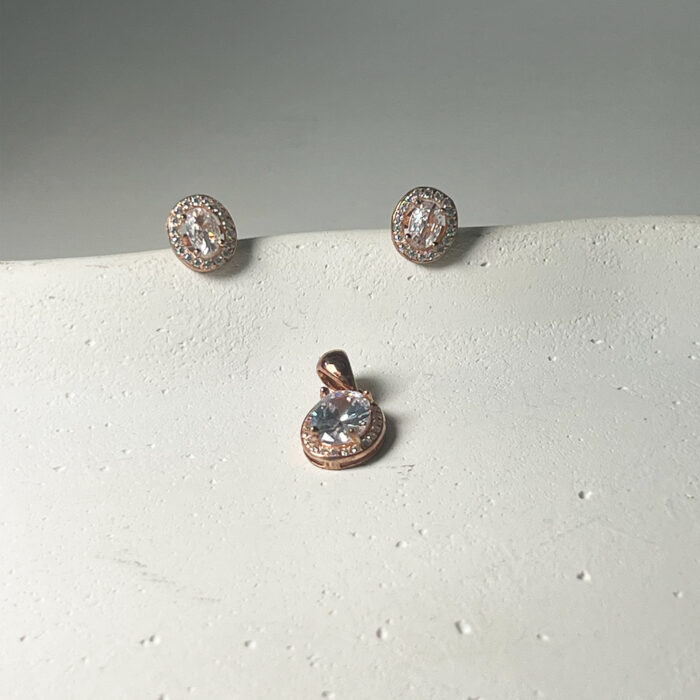 Blush Radiance Pendant Set
