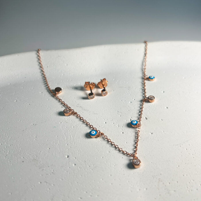 Dusky Glint Pendant Set